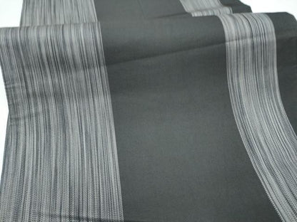 平和屋着物●両面　六通柄袋帯　ミミズク　フクロウ　幾何学文様　正絹　逸品　CABG6299hy