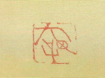 平和屋着物●虹色創家　本郷大田子　塩瀬　九寸名古屋帯　渦巻き　正絹　逸品　CABG6317hy