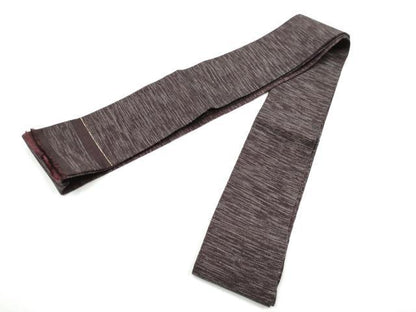 平和屋着物●男性　両面　角帯　霞文　正絹　逸品　CABG6342hy