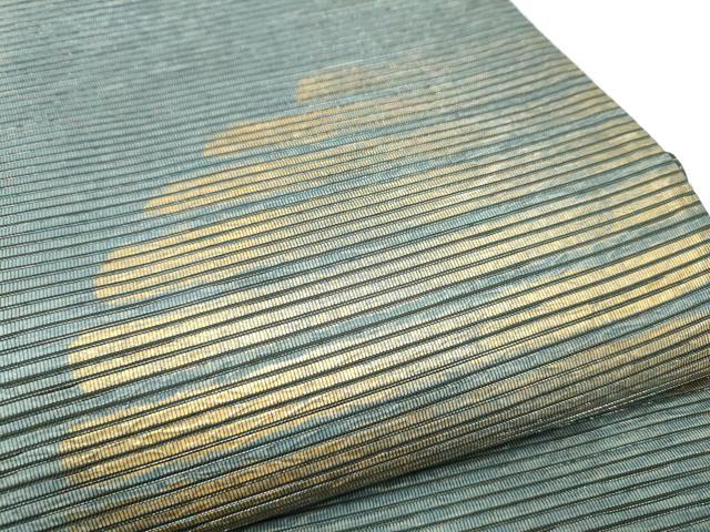 平和屋着物●六通柄袋帯　霞丸文　金彩　正絹　逸品　CABG6353hy
