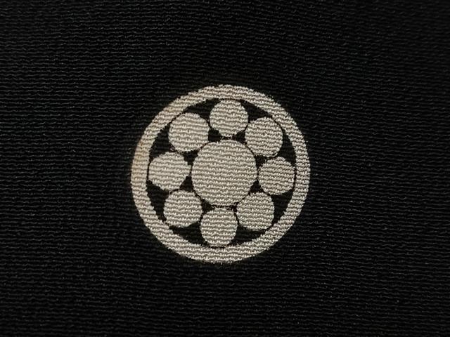 平和屋着物■豪華黒留袖　駒刺繍　飛鶴文　金彩　正絹　逸品　CABG6417xe