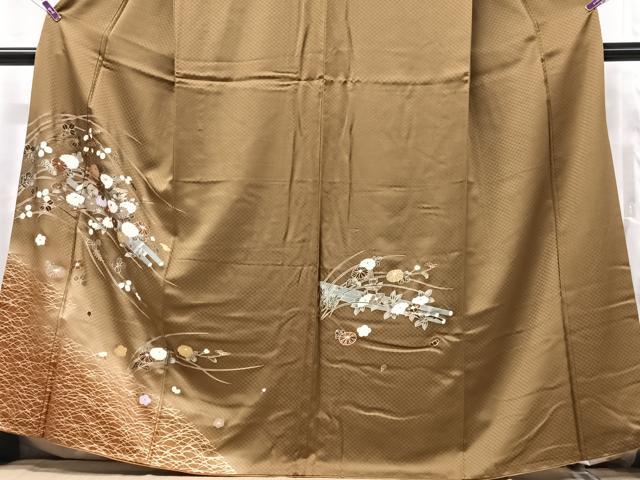 平和屋着物■訪問着　花筏文　暈し染め　正絹　逸品　CABG6428xe