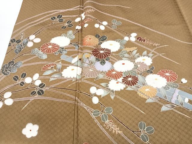 平和屋着物■訪問着　花筏文　暈し染め　正絹　逸品　CABG6428xe