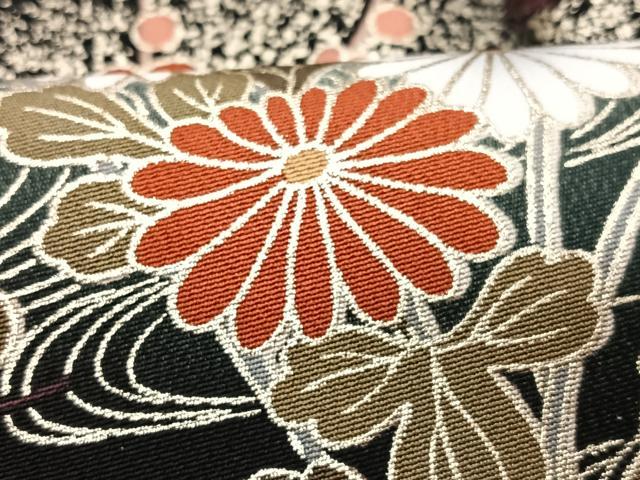 平和屋着物■豪華黒留袖　飛鶴松梅文　暈し染め　金彩　正絹　逸品　CABG6430xe