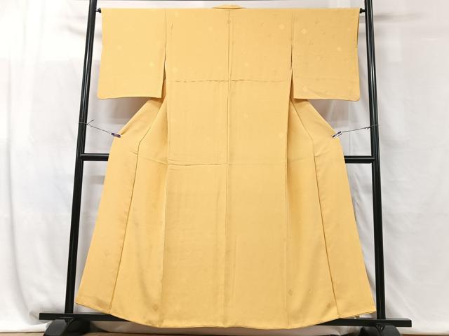 平和屋着物■上質な色無地　花葉色　正絹　逸品　CABG6432xe