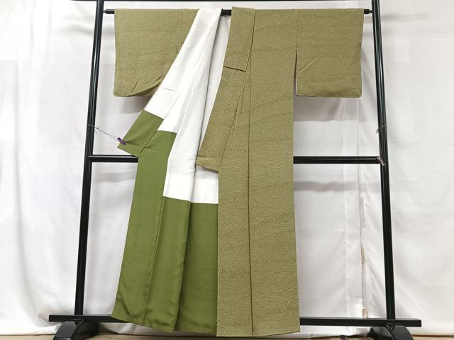 平和屋着物■上質な小紋　流水文　正絹　逸品　未使用　CABG6437xe