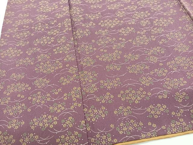 平和屋着物■上質な小紋　露芝花文　正絹　逸品　CABG6438xe