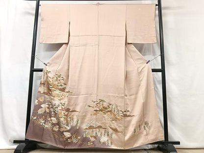 平和屋着物■豪華色留袖 風景文 暈し染め 金彩 正絹 逸品 CABG6460xe