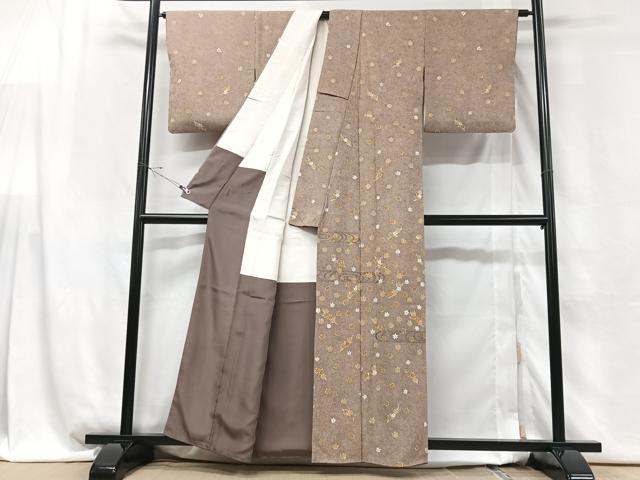 平和屋着物■上質な小紋 舞楓文 正絹 逸品 CABG6462xe