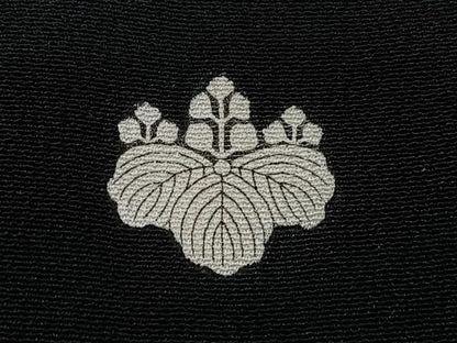 平和屋着物■豪華黒留袖 短冊花鳥文 暈し染め 銀彩 正絹 逸品 CABG6469xe