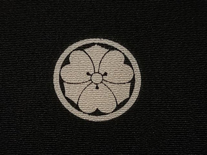 平和屋着物■豪華黒留袖 地紙花文 暈し染め 金彩 正絹 逸品 CABG6473xe