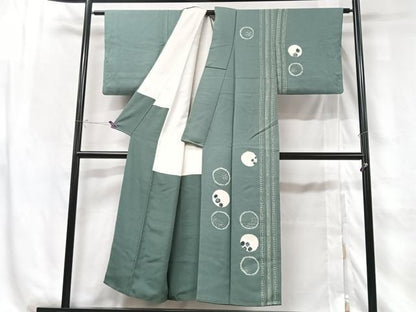 平和屋着物■訪問着 絞り 花丸文 正絹 逸品 CABG6483xe