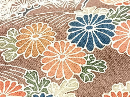 平和屋着物■訪問着　風景花鳥文　金彩　正絹　逸品　未使用　CABG6485xe