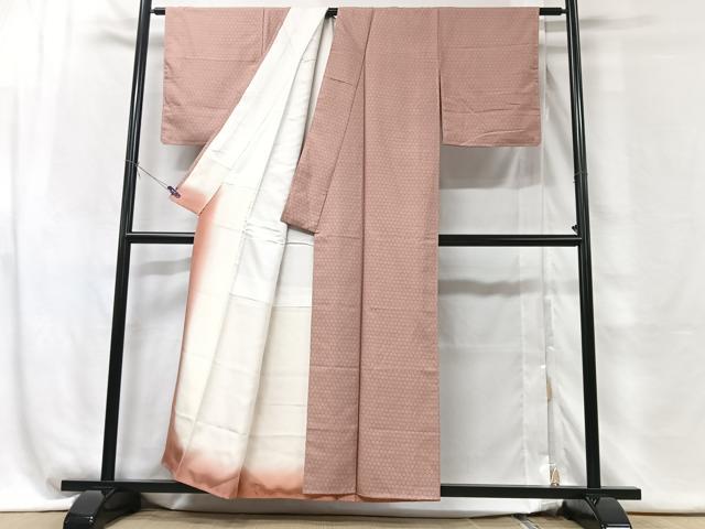 平和屋着物■江戸小紋　亀甲小紋柄　正絹　逸品　未使用　CABG6494xe