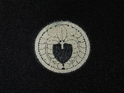 平和屋着物■豪華黒留袖　駒刺繍　扇面吉祥文　正絹　逸品　CABG6497xe