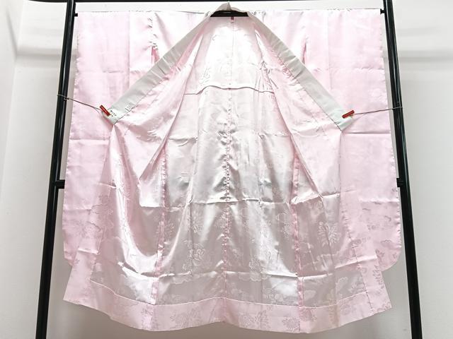 平和屋着物■振袖用長襦袢 雲取り花地紋 洗える着物 CABG6520xe