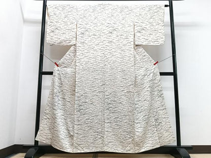 平和屋着物■上質な小紋　溢れ松葉文　正絹　逸品　CABG6523xe