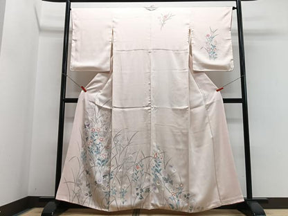 平和屋着物■訪問着 草花文 正絹 逸品 CABG6524xe