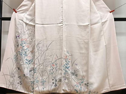 平和屋着物■訪問着 草花文 正絹 逸品 CABG6524xe