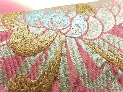 平和屋着物■訪問着　刺繍　乱菊　暈し染め　金銀彩　正絹　逸品　CABG6526xe