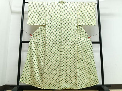 平和屋着物■上質な小紋 総絞り 正絹 逸品 CABG6527xe