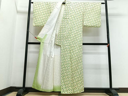 平和屋着物■上質な小紋 総絞り 正絹 逸品 CABG6527xe