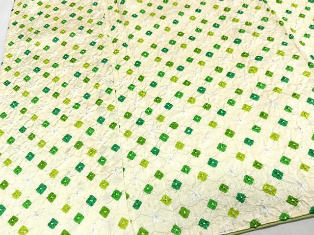 平和屋着物■上質な小紋 総絞り 正絹 逸品 CABG6527xe