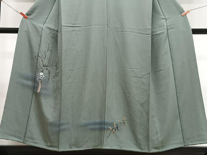 平和屋着物■訪問着　枝花文　暈し染め　正絹　逸品　CABG6529xe