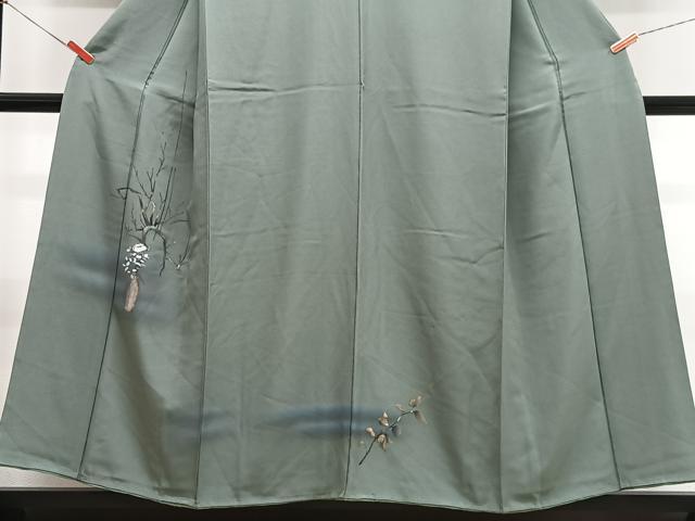 平和屋着物■訪問着　枝花文　暈し染め　正絹　逸品　CABG6529xe