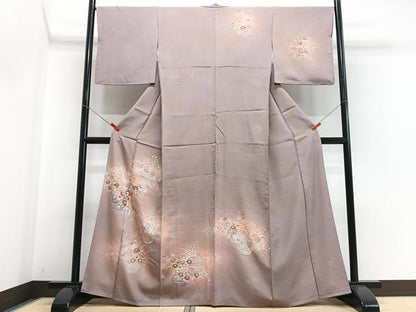 平和屋着物■訪問着 花籠文 暈し染め 金彩 正絹 逸品 CABG6532xe