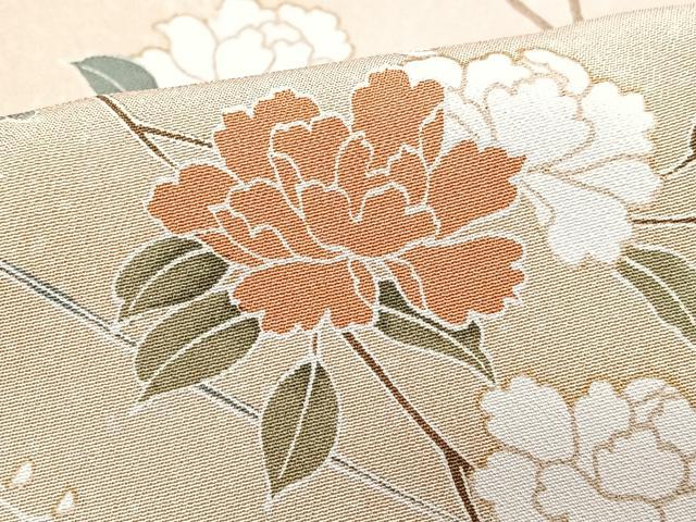 平和屋着物■訪問着　流水枝花文　暈し染め　正絹　逸品　CABG6533xe