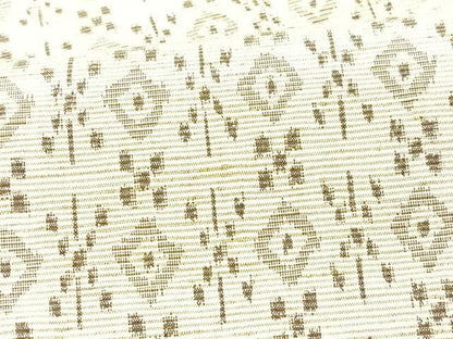 平和屋着物■上質な紬　花菱文　正絹　逸品　CABG6542xe