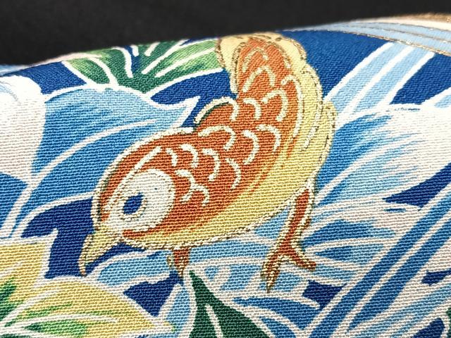 平和屋着物■豪華黒留袖　花鳥文　金彩　正絹　逸品　CABG6550xe
