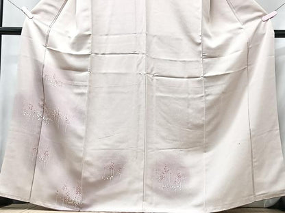 平和屋着物■訪問着　手描き　幾何学文様　暈し染め　正絹　逸品　CABG6567xe