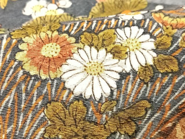 平和屋着物■上質な小紋　草花文　正絹　逸品　CABG6571xe
