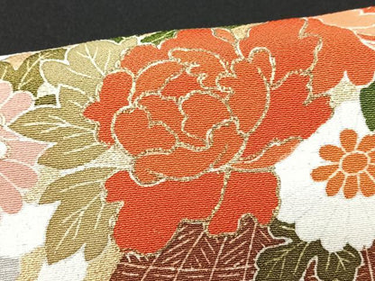 平和屋着物■豪華黒留袖　作家物　扇面御所車花文　暈し染め　金彩　正絹　逸品　CABG6578xe