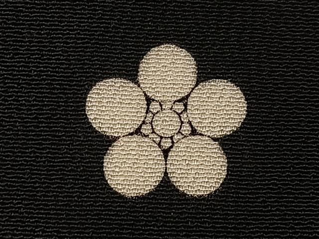 平和屋着物■豪華黒留袖　擦過物　駒刺繍　扇面吉祥花文　金彩　正絹　逸品　CABG6603xe