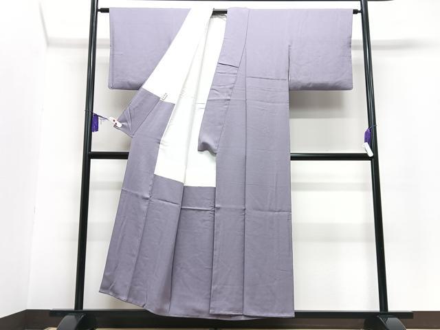 平和屋着物■上質な色無地　浅紫色　正絹　逸品　CABG6608xe