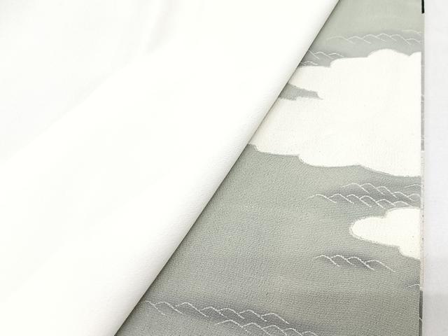 平和屋着物■豪華黒留袖　風景松文　正絹　逸品　CABG6616xe