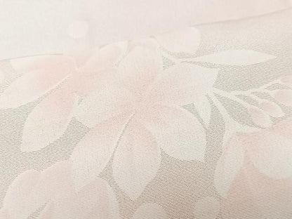 平和屋着物■長襦袢　袷　草花地紋　正絹　逸品　CABG6643xe