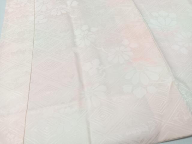 平和屋着物■長襦袢　袷　舞花地紋　近鉄百貨店扱い　正絹　逸品　CABG6648xe