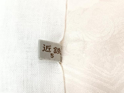 平和屋着物■長襦袢　袷　舞花地紋　近鉄百貨店扱い　正絹　逸品　CABG6648xe