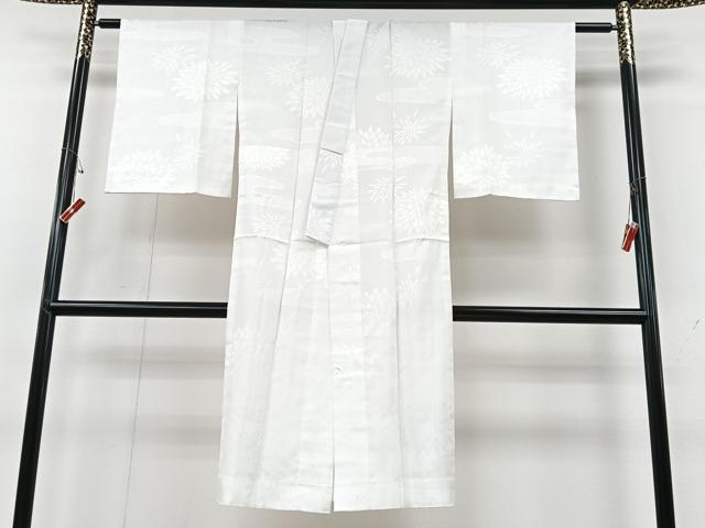 平和屋着物■長襦袢　無双仕立て　舞菊地紋　洗える着物　CABG6653xe