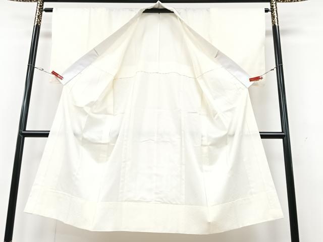 平和屋着物■長襦袢　無双仕立て　紗綾形地紋　正絹　逸品　CABG6654xe