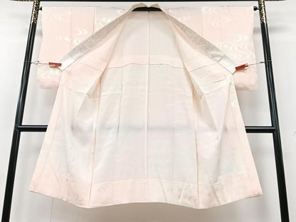 平和屋着物■長襦袢　無双仕立て　流水地紋　正絹　逸品　CABG6655xe