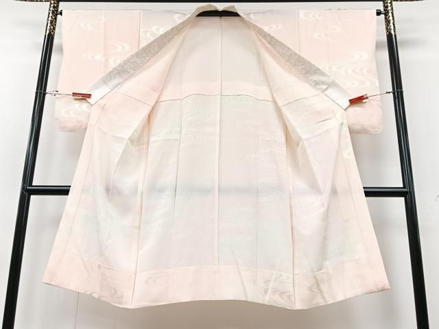 平和屋着物■長襦袢　無双仕立て　流水地紋　正絹　逸品　CABG6655xe