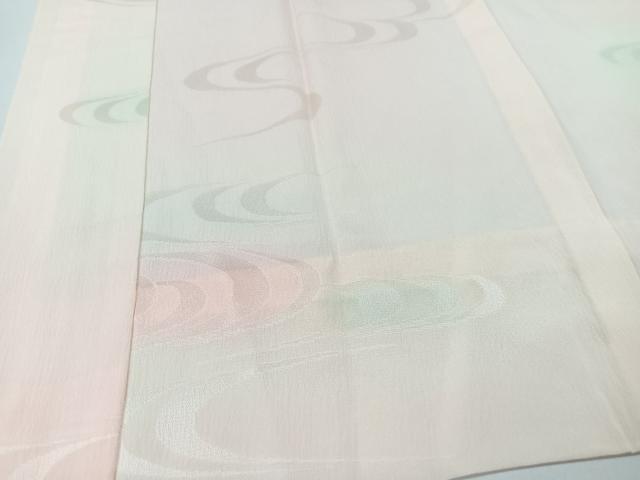 平和屋着物■長襦袢　無双仕立て　流水地紋　正絹　逸品　CABG6655xe