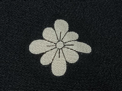 平和屋着物■豪華黒留袖　短冊吉祥花文　金彩　正絹　逸品　CABG6659xe