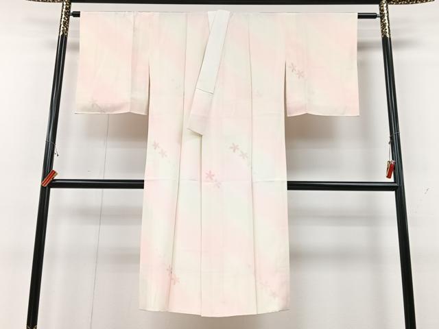 平和屋着物■長襦袢　袷　舞花文　暈し染め　正絹　逸品　CABG6665xe