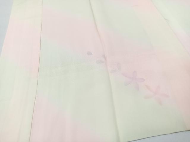 平和屋着物■長襦袢　袷　舞花文　暈し染め　正絹　逸品　CABG6665xe